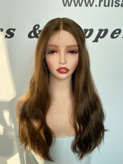 Ruisa Jewish wig wholesale shop | Natural layered human hair lace wig | Russian raw hair made