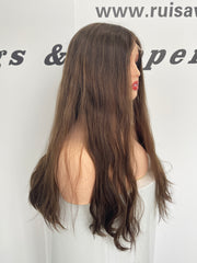 Ruisa Jewish wig wholesale shop |Small layered human hair lace wig | Russian raw hair made