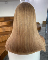 Ruisa Jewish wig wholesale shop  | Natural Russian blonde human hair lace wig